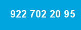 922 702 20 95